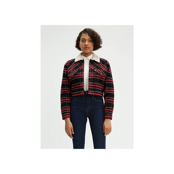 Levi's CROPPED CORDUROY TRUCKER JACKET - Picture 1 of 4